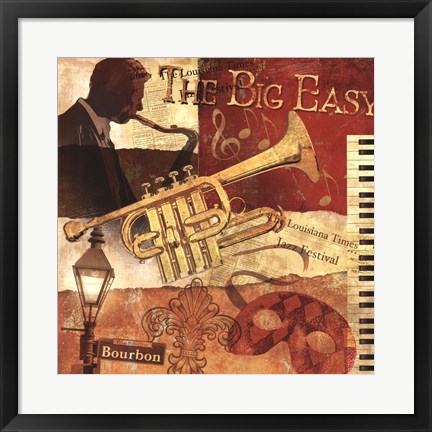 Framed Big Easy Print