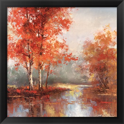 Framed Autumn&#39;s Grace I Print