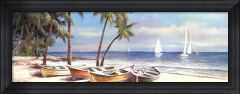 Framed Fair Island I Print
