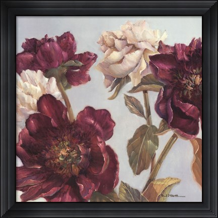 Framed Peony Print