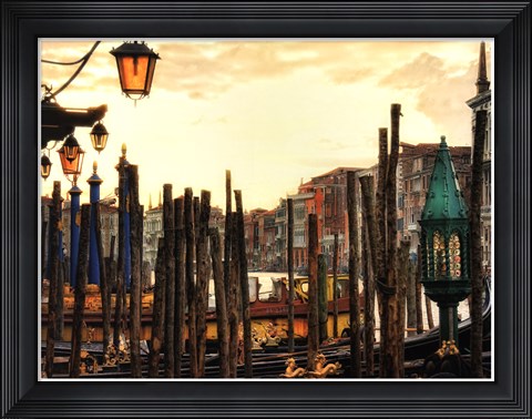 Framed Venice in Light I Print
