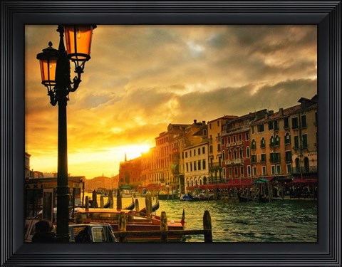 Framed Venice in Light IV Print