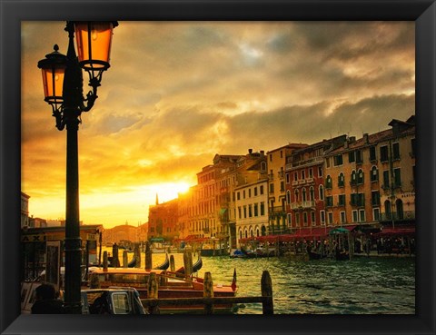 Framed Venice in Light IV Print