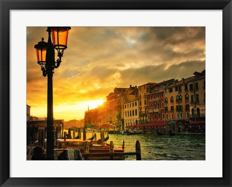 Framed Venice in Light IV Print