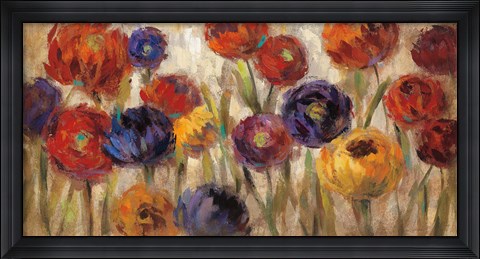 Framed Asters and Mums Print