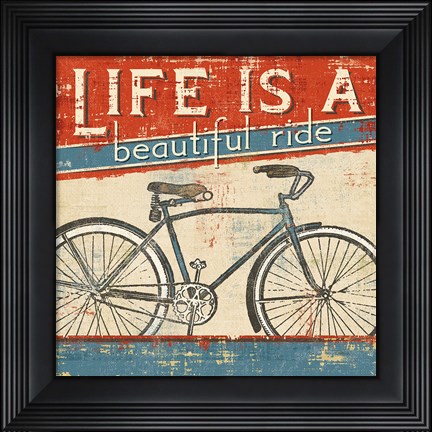 Framed Beautiful Ride I Print