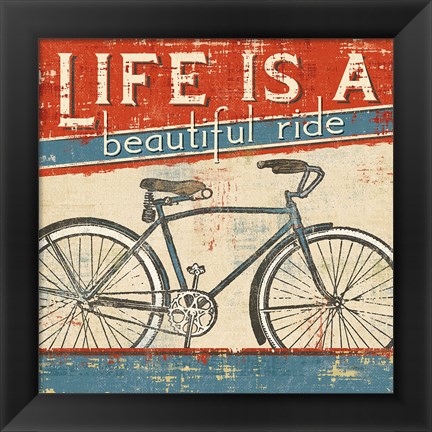 Framed Beautiful Ride I Print