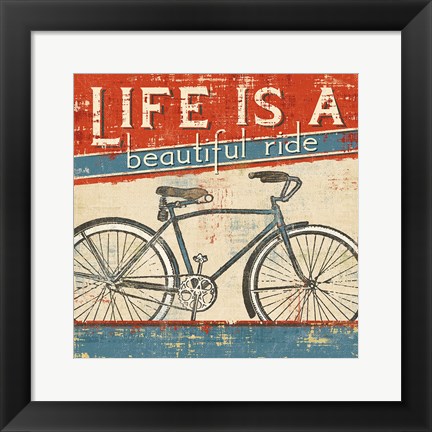 Framed Beautiful Ride I Print