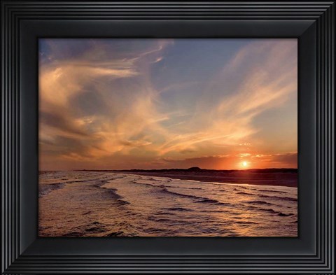Framed Corpus Christi Sunset Print