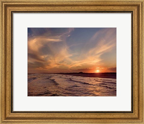 Framed Corpus Christi Sunset Print