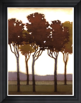 Framed Arboreal Grove I Print