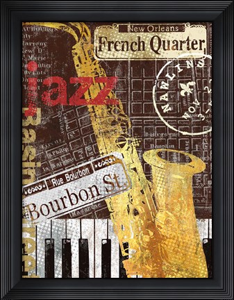 Framed N&#39;awlins Print