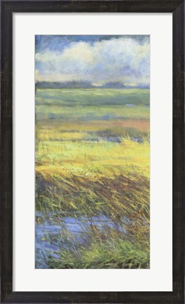 Framed Shimmering Marsh I Print