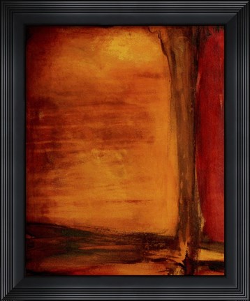 Framed Red Dawn I Print