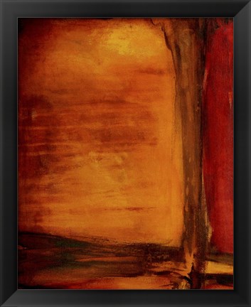 Framed Red Dawn I Print