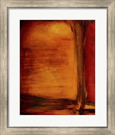 Framed Red Dawn I Print