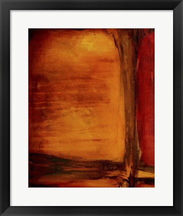Framed Red Dawn I Print