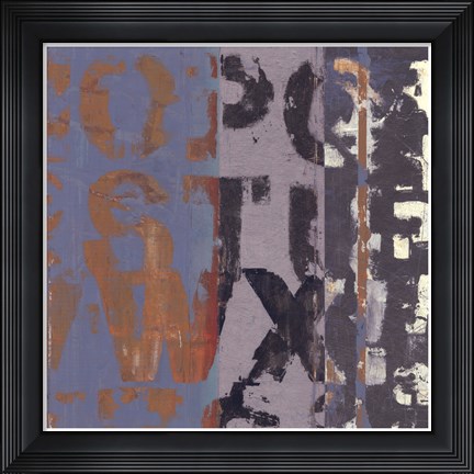 Framed Alphabet Overlay II Print