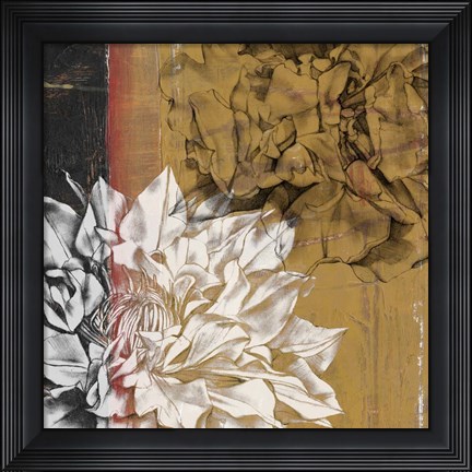 Framed Bloom Illusion I Print