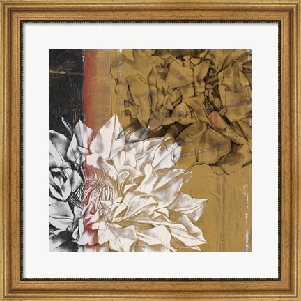 Framed Bloom Illusion I Print