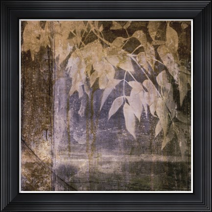 Framed Fluttering Leaves I Print