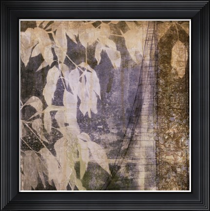 Framed Fluttering Leaves II Print