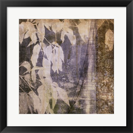 Framed Fluttering Leaves II Print