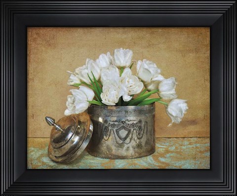 Framed Vintage Tulips Print