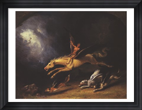 Framed Fox Hunter&#39;s Dream Print