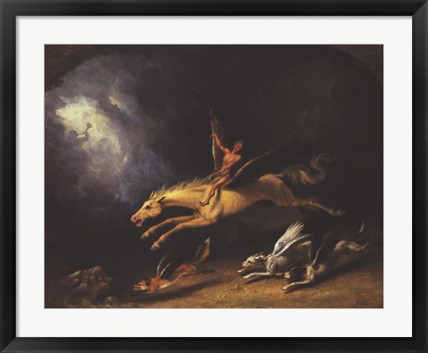 Framed Fox Hunter&#39;s Dream Print