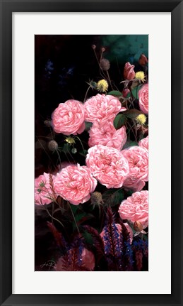 Framed Rose Garden I Print