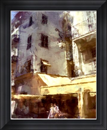 Framed Brasserie I Print