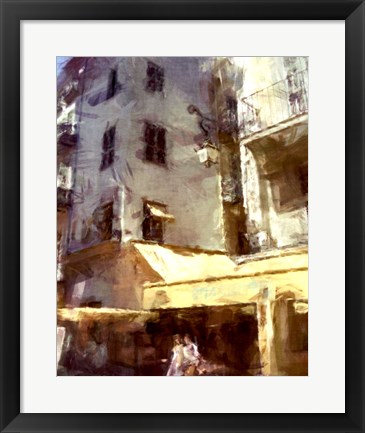 Framed Brasserie I Print