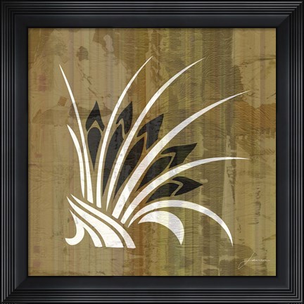 Framed Glyphic Tiles II Print