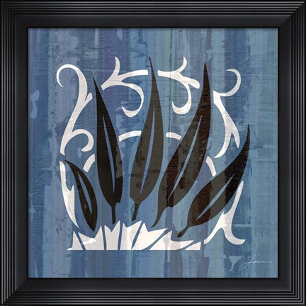 Framed Glyphic Tiles IV Print