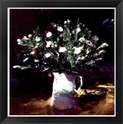 Framed Classic Flowers II Print