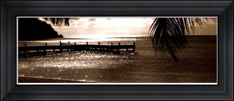 Framed Wooden Jetty Print