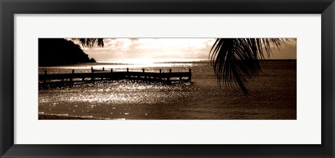 Framed Wooden Jetty Print