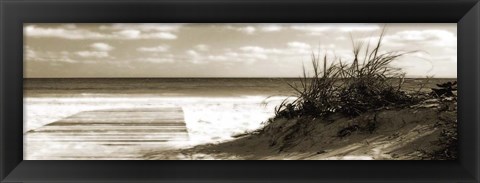 Framed Boardwalk Shadows Print