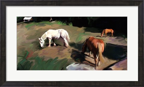 Framed Guilford Horses I Print