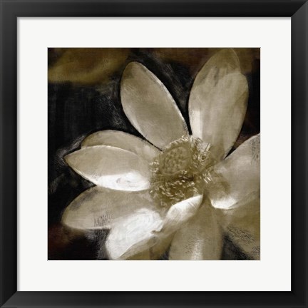 Framed Bronze Lily I Print