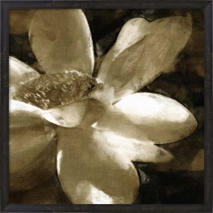 Framed Bronze Lily III Print