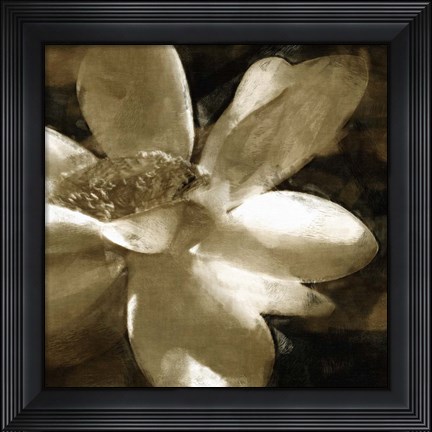 Framed Bronze Lily III Print