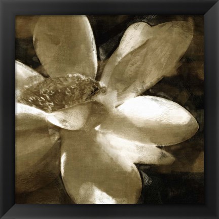 Framed Bronze Lily III Print