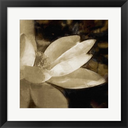 Framed Bronze Lily IV Print