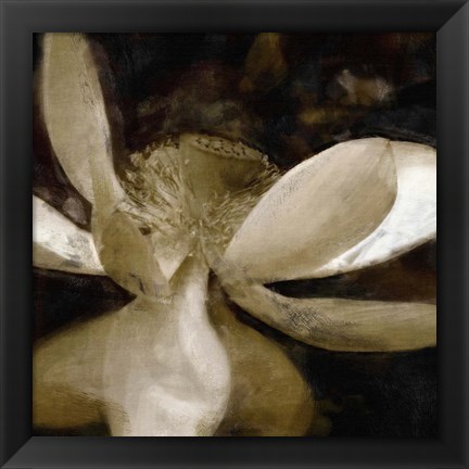 Framed Bronze Lily VI Print