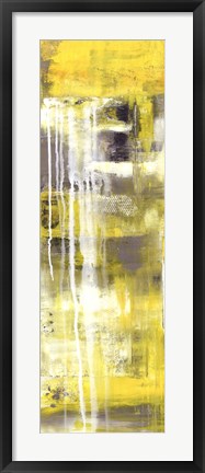 Framed Mellow Yellow I Print