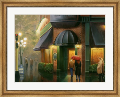 Framed Rainy Day Pub Print