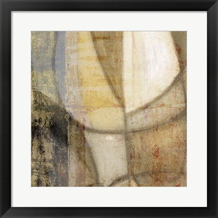 Framed Textures Align I Print