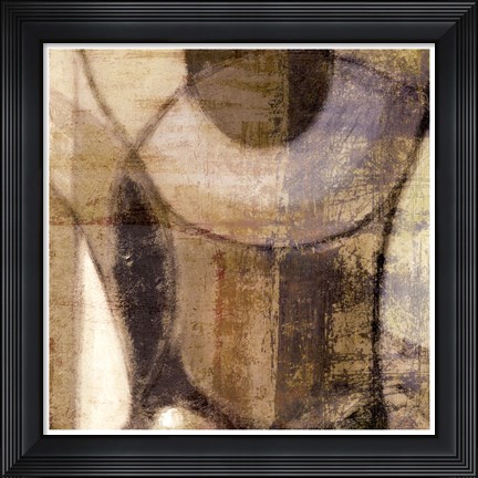 Framed Textures Align II Print